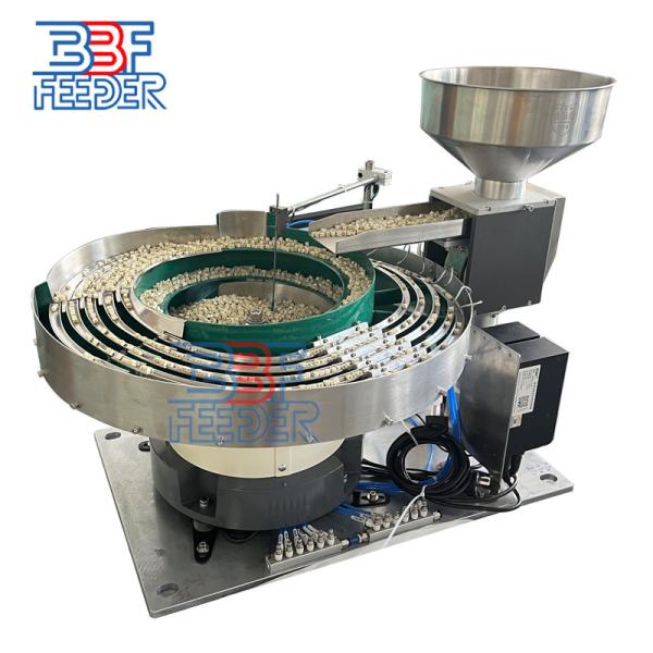 Cheap Rotating Multilane Vibratory Bowl Machine Small Parts Components Vibrating Feeder for sale