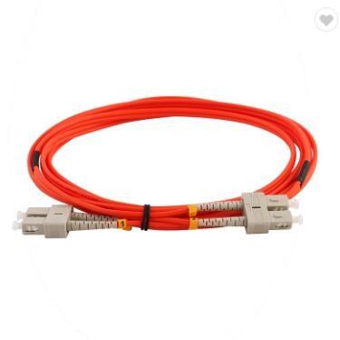 Cheap Multimode Duplex Fiber Optic Patch Cord , UPC SC To SC Patch Cord for sale