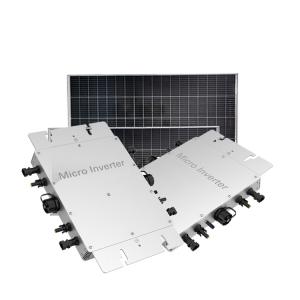 China Aluminum Alloy Household Solar Inverter 2800w Wifi Smart Micro Inverter on sale