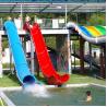 Buy cheap Water Park Swimming Pool Slides , Fiberglass Barrel And Sled Slides from wholesalers