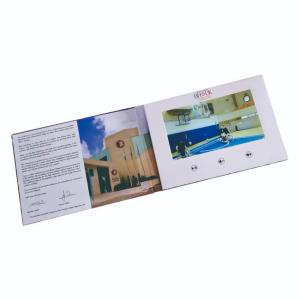 China Business Event Video Invitation Brochure 7inch LCD Screen with custom design on sale
