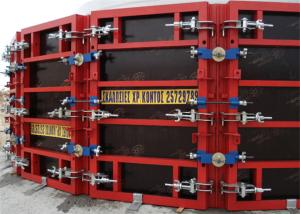China Painted Concrete Slab Formwork Systems Circular Column Formwork High Turnover Frequency on sale