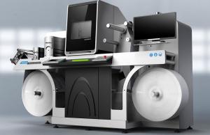 Roll to Roll Digital Label Enhancer With Foil Stamping Varnishing