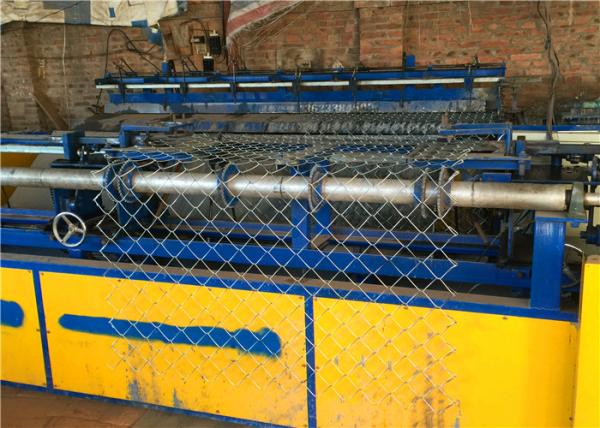 Cheap 2 Worms Chain Link Weaving Machine / Farm Fence Machine Touch Screen Controller for sale