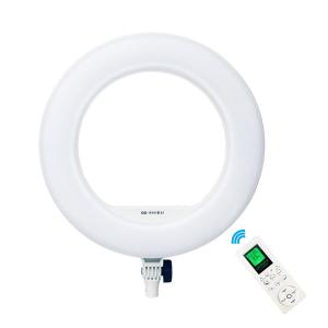 China 96w LCD Screen Photography Makeup LED Ring Light ABS Material Wireless Remote Control Lcd Display on sale