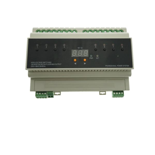 DC-NET Smart Lighting Control Switch 8 Channel Mutiple Protocols 20 BTU/Hr Heat