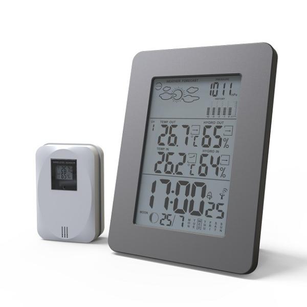 Cheap Weather Station Wifi Internet With Calendar Weekday Display Clock Alarm Thermometer Hygrometer for sale