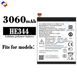 3060mAh HE344 For Nokia Smart Phone Rechargeable Lithium Polymer Mobile Phone Battery