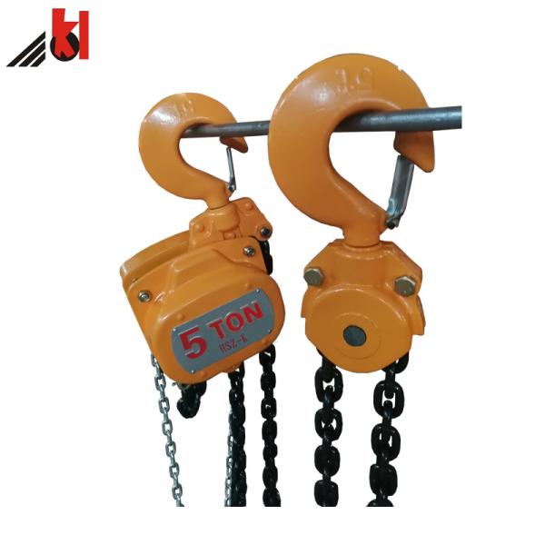 Cheap Material Handling 5 Ton 3 M Lifting Chain Block For Mine Use for sale