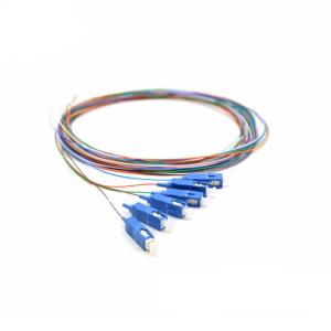 China Single Mode Pigtail Fiber Optic Cable 1 M Length For Active Dvice Termination on sale