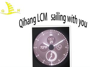 China 1.2 Inch 390*390 MIPI SPI Round 350cd/m2 Monochrome OLED Display Module on sale