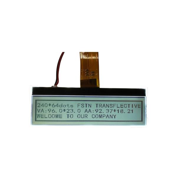 Cheap White Backlight Graphic Dot Matrix LCD Display , 3.3V 240x64 Lcd Module for sale