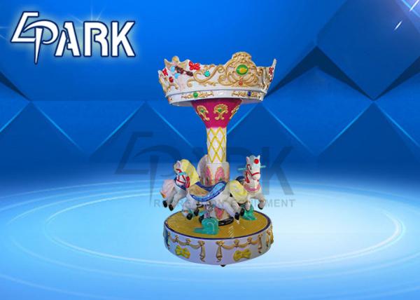 Cheap Coin Operated Carousel Three Peoples Coin Pusher Game Machine for sale