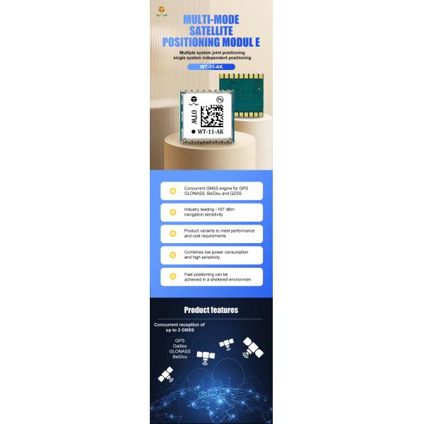 WT-11-AK Mini GPS Tracking GNSS Module for Pets & Vehicles