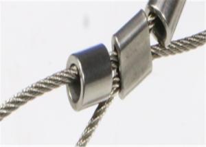 Durable Stainless Steel Cable Netting High Strength For Construction Using