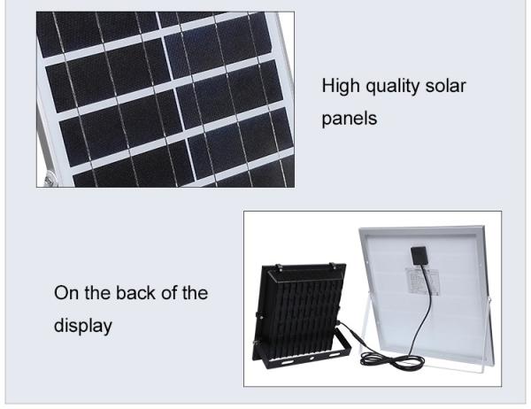Cheap 100w Solar LED Flood Lights / Motion Sensor Solar Flood Light in Long Lifetime for sale