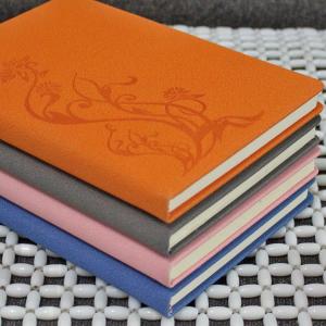 Best Discoloration PU leather embossed notebook wholesale