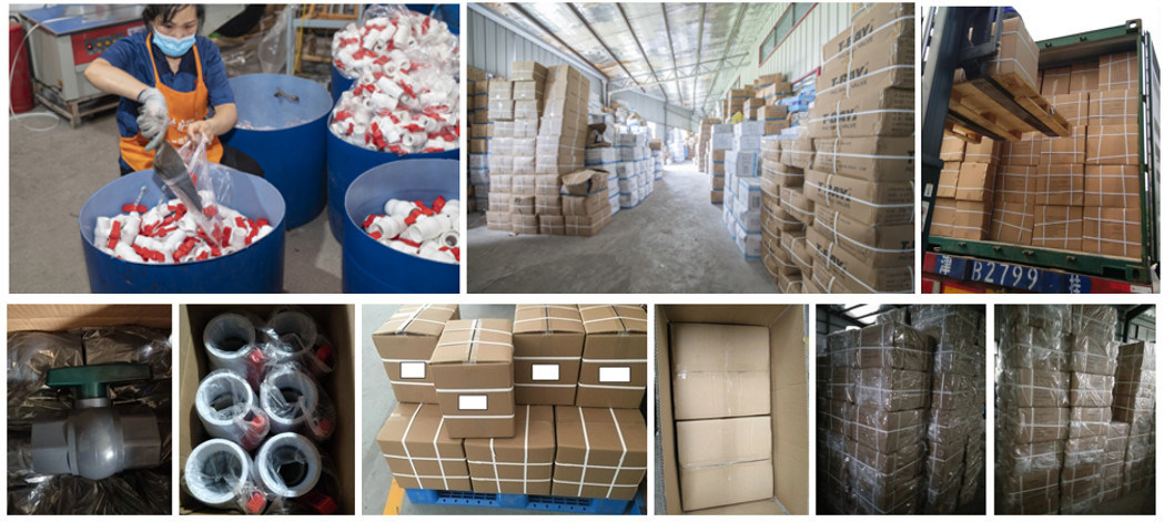 Customized High Quaility Plastic PVC Ball Valve with Socket or Thread Ends