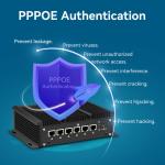 6 Ethernet Firewall Mini PC With Intel Core i5 1235U Processor And DDR4 RAM