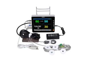 8 Multi Parameter Patient Monitor Six Parameters 96 Hours Large Storage