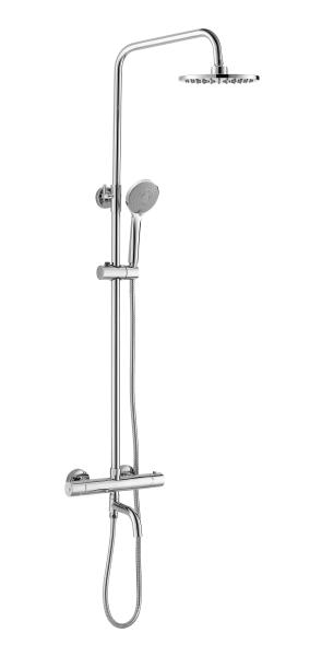 Cheap 97cm To 130cm Exposed Shower Column Kit for sale