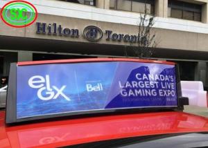 Best Outdoor Advertising Car LED Sign Display with Asynchronous Control and 320*106dot Screen Resolution wholesale
