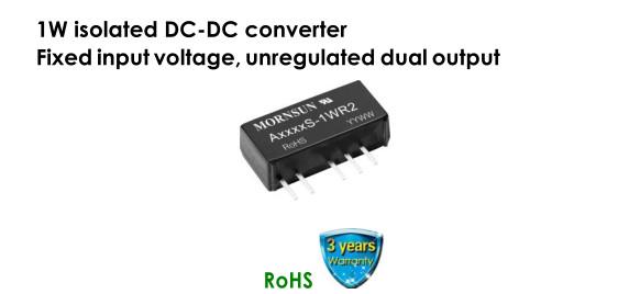 Cheap 1W Isolated DC DC Converter Module For Data Switching And Relay Driven Circuits for sale