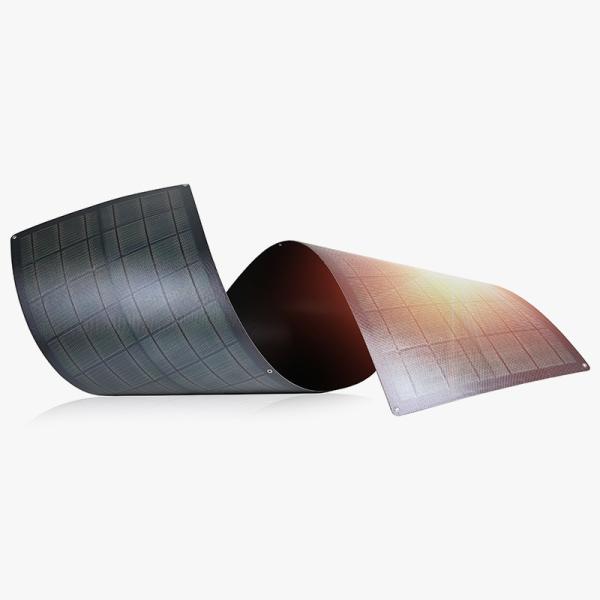 Cheap 40W 80W 160W 500W Thin Film Rollable Solar Panels With Innovative Solar Cells Interconnection Structure for sale