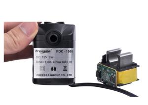 Black 12V DC Mini Water Pump With Or Without Adapter For Fresh Water