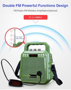 Best Subwoofers Waist Band Amplifier Echo For Classroom Teaching Recording Usb Tf Card wholesale