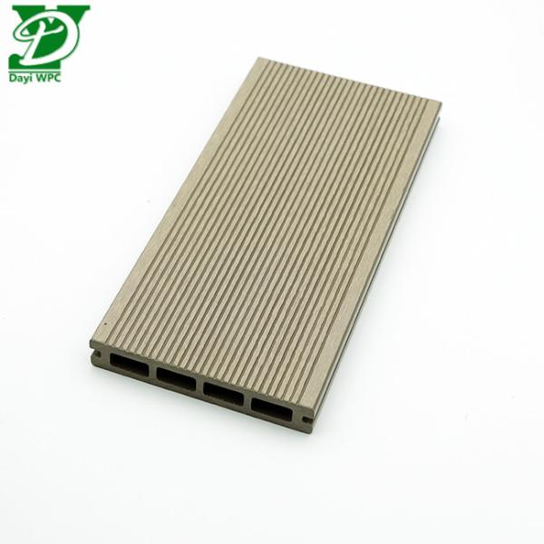 Cheap Embossed Pattern WPC Composite Decking Planks in Various Lengths for sale