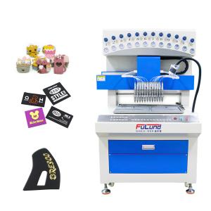 China Plastic keychain key tag labels name cards luggage label making machine Epoxy dispensing machine with 3D axis on sale