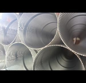 Rust Prevention Surface Spiral Perforated Tube ASTM GB For Architecture