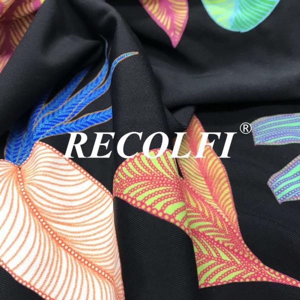 Cheap Sublimation Printing Fabric , Unifi Recycled Polyester Customized Design for sale