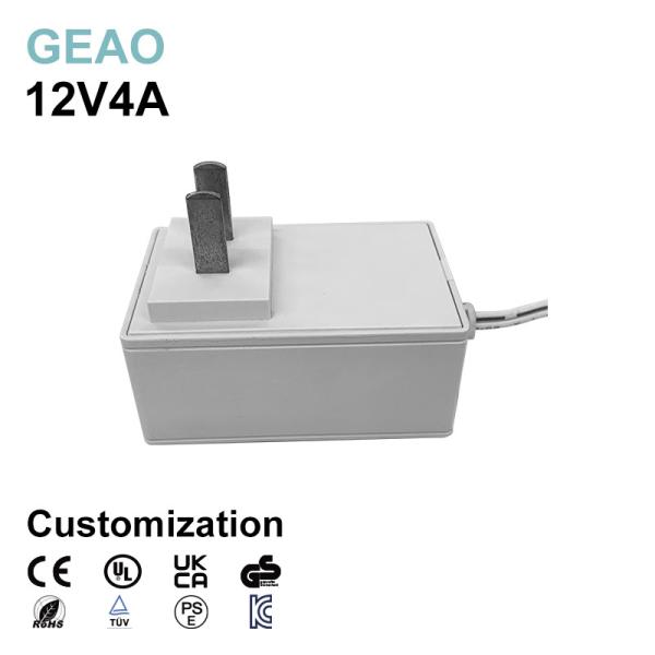 Cheap 12V 4A Wall Mounted Power Adapters For AC DC Yt400 Projector Ps4 Humidifier Xbox 360 for sale