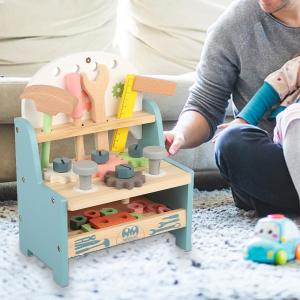 China Parent Child InteractiveWooden Workbench Tools For Intelligence Development on sale