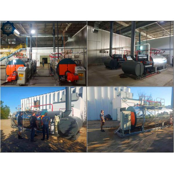 3 Ton 3000kg Horizontal Gas Oil Fired Steam Boiler For Candy Factory,Sugar Factory