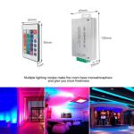 Dc Input Port Rgb Led Controller Controlled By 24Key Remote Control Unit