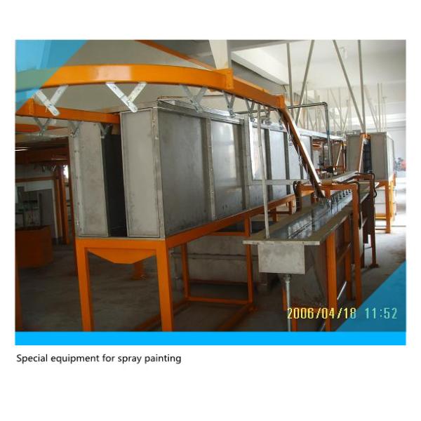 120KW Spray Painting Equipments Suspension Conveying Dipping And Drying Production Line