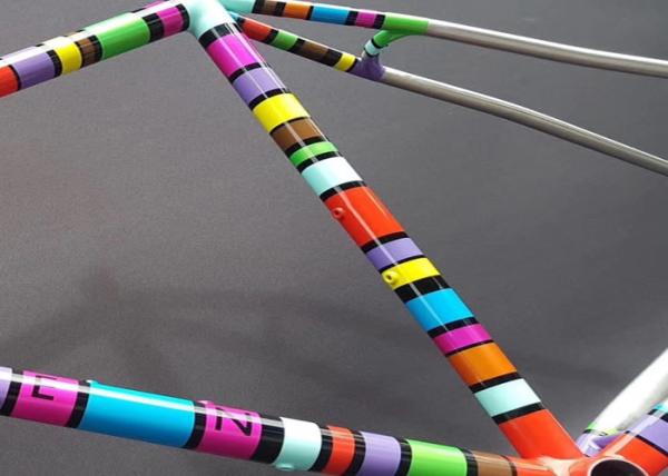 Cheap Popular Road Bike Frame Decals , Vivid Patterns Specialized Bike Stickers for sale