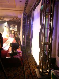 China 3 parts Aluminum Goal Post Truss / Line Array Speaker Truss Stand 20m Largest Span on sale