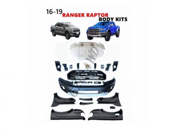 Front Grill Mesh With LED Lights For Ford Ranger T7 PX2 Wildtrak Modified Grill