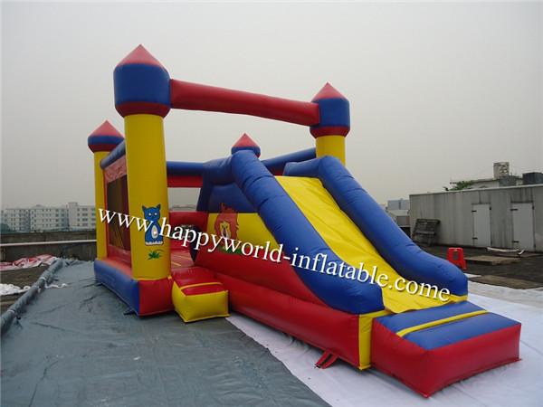 Cheap inflatable castle with slide Tom and Jerry bouncy castle for sale