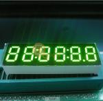 6 Digit Size LED Clock Display with Wavelength of 515-525nm and Electricity