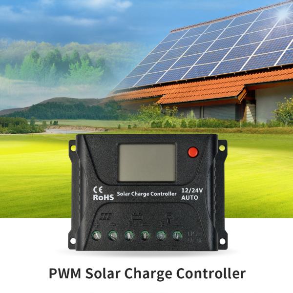 Cheap SR HP2410 PWM Solar Charge Controller PWM Smart Charging With LCD Screen for sale