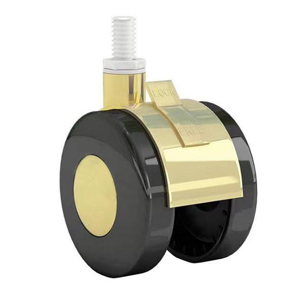 Cheap 2 Inch Computer Table Chair Caster Wheels With Brake Threaded Stem for sale