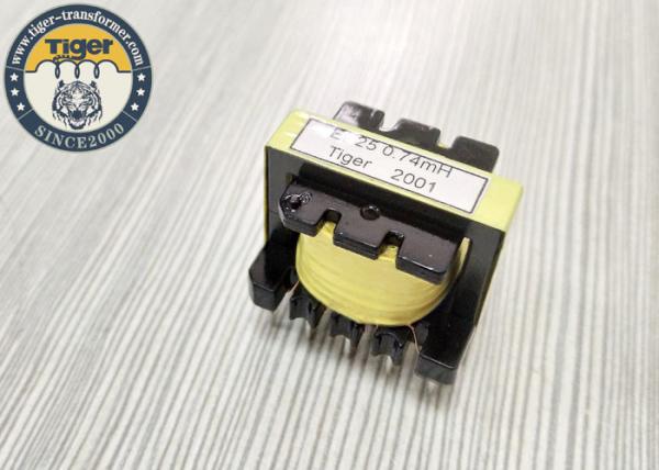 Cheap EE25 1390uH High Frequency Ferrite Core Transformer Vertical Type Lower Profile for sale