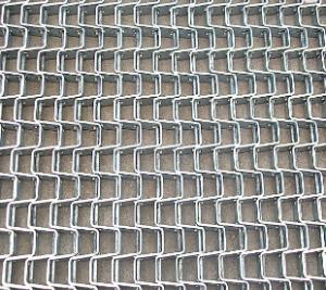 304 Stainless Steel Diamond Mesh Self Furring Metal Lath Conveyor Belt
