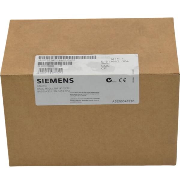 Cheap SIEMENS 6ES7147-2AA01-0XB0 SIMATIC DP, BASIC MODULE ET 200X: BM 147-2 CPU, 64KB WORK MEMORY FOR PRELIMINARY PROCESSING WITH INT. DEGREE OF PROTECTION IP65/67, for sale