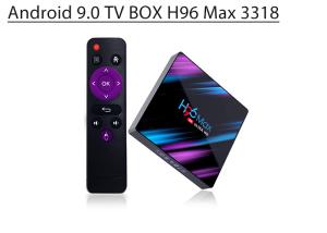Best high quality H96 Max 3318 Smart TV Box Android 9.0 TV Box RK3318 Quad-Core WIFI 3D H.265 4K Set Top Box wholesale